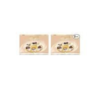 Lindt Creation Dessert - 40 Assorted Fine Dark Milk White Chocolate Box Large, 341g Birthday, Celebrations Congratulations Thank you (Pack of 2)