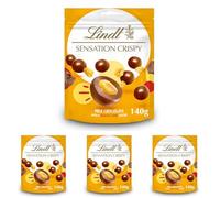 Lindt Crispy Corn Sensations Pouch 140g (Pack of 4)
