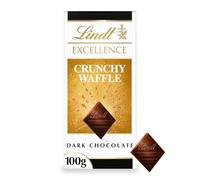 Lindt Excellence Dark Chocolate Crunchy Waffle Bar 100g