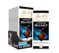Lindt Excellence A Touch of Sea Salt Dark Chocolate Bar, 3.5-Ounce Packages (Pack of 12)