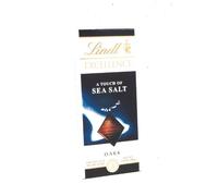 Lindt Excellence A Touch of Sea Salt Dark Chocolate Bar, 3.5-Ounce Packages (Pack of 6)