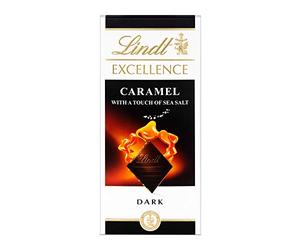 Lindt Excellence Caramel with a Touch of Sea Salt Dark, 100g