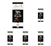 Lindt EXCELLENCE Dark 70 Cocoa Chocolate Bar 100 g Pack of 5