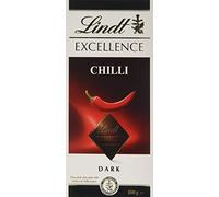 Lindt Excellence Dark Chilli Chocolate Bar Each 100 g (Pack of 5)