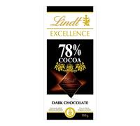 Lindt EXCELLENCE Dark 78% Cocoa Chocolate Bar - 100 g