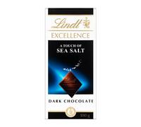 Lindt Excellence Dark Sea Salt Chocolate Bar Each, 100 g