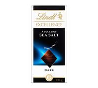Lindt Excellence Dark Sea Salt Chocolate Bar Each 100 g (Pack of 4)