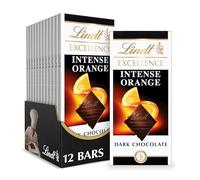 Lindt Excellence Intense Orange Dark Chocolate Bar, 3.5-Ounce Packages (Pack of 12)