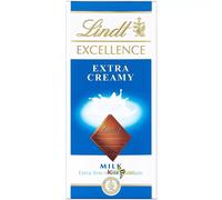 Lindt Excellence Milk Extra Creamy Chocolate Bar Each 100 g-(Pack of 5)