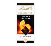 Lindt Excellence Orange Intense Chocolate 100g (Pack of 5)