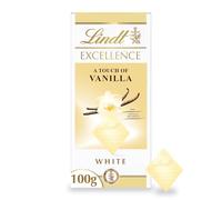 Lindt EXCELLENCE White Chocolate Bar with a Touch of Madagascan Vanilla - 100 g