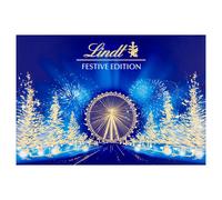 Lindt Festive Edition Christmas Sharing Box ' Large 690g ' Assorted Lindt Chocolates ' 2025 Sharing Gift for Adults & Kids