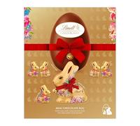 Lindt Gold Bunny Egg Flower Edition Milk Chocolate Easter Bunny 310g - Iconic Foil Wrapped Bunny - Seasonal Easter Chocolate Treat - Easter, gift