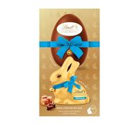 Lindt Gold Bunny Salted Caramel Milk Chocolate Easter Egg Medium, 195g -Contain Salted Caramel Gold Bunny - Easter Gift