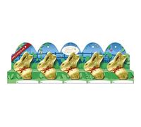 Lindt Gold Bunny Flowers Mini Milk Chocolate Easter Bunny 50g - Iconic Foil Wrapped Bunny - Fun Easter Chocolate Treat - Easter, gift