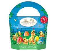 Lindt Gold Bunny Hunt Pack Milk Chocolate 160g - Individually Wrapped Chocolate Bunnies - Easter Egg Hunt Chocolate - Easter, gift