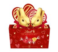 Lindt Gold Bunny In Nest Heart With Melting Fillings 195g