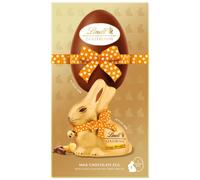 Lindt Gold Bunny Milk Chocolate Egg with Biscuit 195g Ideal Easter Gift