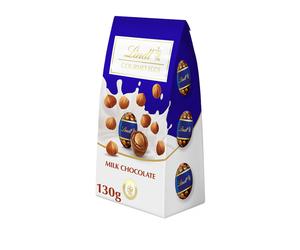 Lindt Gourmet Milk Chocolate Easter Eggs with Whole Roasted Hazelnut 130g x 2