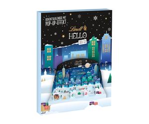Lindt Hello Advent Calendar Pop Up Doors Milk Chocolate 244g