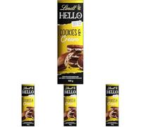 Lindt Hello Cookies And Cream Bar, 100g (Pack of 4)