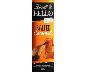 Lindt Hello Milk Chocolate Salted Caramel Chocolate Bar 100 g