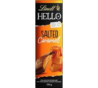 Lindt Hello Milk Chocolate Salted Caramel Chocolate Bar 100 g (Pack of 6)