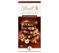 Lindt Les Grandes Dark Chocolate Hazelnut Bar, 150g (Pack of 13)