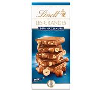 Lindt LES GRANDES Milk Hazelnut Bar 150g