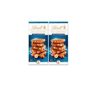 Lindt Les Grandes Milk Chocolate Hazelnut Bar 150g Pack of 2