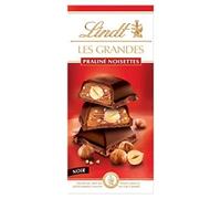 Lindt Les Grandes: milk chocolate & hazelnut praline 225g