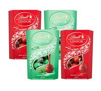 Lindt Lindor 4 Box Set 2 x Milk 200g & 2 x Mint 200g