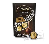 Lindt Lindor 70% Dark Chocolate Truffles - 200g Box (Approx. 16 Balls) - Smooth Filling - Christmas, Gift, Birthday, Congratulations Treat