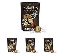 Lindt Lindor 70% Dark Chocolate Truffles 200g (Pack of 4)