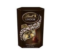 LINDT Lindor 70% Extra Dark Cornet 200g (Pack of 8)