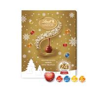 Lindt Lindor Assorted Mini Advent Calendar 2025 - 117g - 24 Mini Chocolate Truffles with a Smooth Melting Filling - Festive Countdown Gift for Him & Her