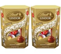Lindt Lindor Assorted Chocolate Truffles - 137g Bag (Approx. 10 Balls) - Christmas, Gift, Self-Indulgent Treat, Birthday or Thank You Present (Pack of 2)