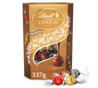 Lindt Lindor Assorted Chocolate Truffles - 337g Box Approx 26 Balls - Smooth Filling - Christmas Gift Birthday Congratulations Sharing Treat
