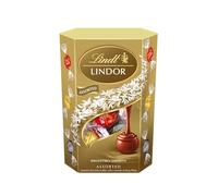 Lindt Lindor Assorted Chocolate Truffles Box - Approx 10 balls, 137g - Chocolate Truffles with a Smooth Melting Filling - Gift Present - Thank you, Birthday, Celebrations, Congratulations