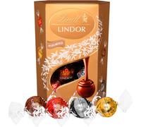 Lindt Lindor Assorted Chocolate Truffles Box Approx 16 truffles 200g Contains a Smooth Melting Filling Gift Present Him Her Christmas Birthday