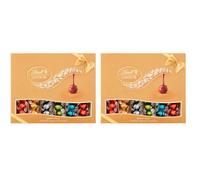 Lindt Lindor Assorted Chocolate Truffles Gift Box 525g - Gift Present or Sharing Box - Mother's Day, Birthday, Congratulations (Pack of 2)