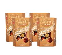 Lindt Lindor Assortment in 3 Varieties, 4 x 200g