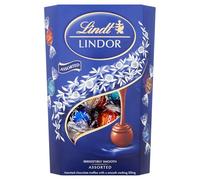 Lindt Lindor Blue Assorted Chocolate Truffles - 337g Box (Approx. 26 Balls) - Smooth Filling - Christmas, Gift, Birthday, Congratulations, Sharing Treat