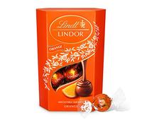 Lindt Lindor Chocolate Orange Flavor Truffles Milk Chocolate Truffles With A Smooth Melting Filling Imported From The UK England Each One Has An Irresistibly Smooth Melting Orange Flavor Center