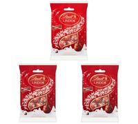 Lindt Lindor Christmas Milk Chocolate Mini Truffles Bag - 80g - Smooth Melt