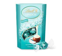 Lindt Lindor Coconut Chocolate Truffles Box, Chocolate Balls with a Smooth Melting Filling, Approximately 16 Balls (2 x 200 g)