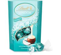 Lindt Lindor Coconut Milk Chocolate Truffles Box Approx 16 balls 200g with a Smooth Melting Filling Gift Present Easter Birthday Congratulations