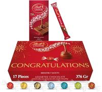 Lindt Lindor Congratulations Letterbox - 376g (17-Piece Set)