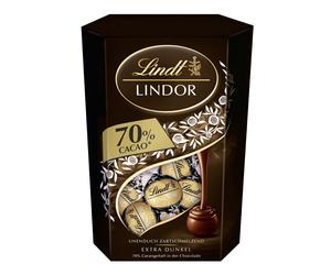 Lindt Lindor Cornet Dark With Melting Filling Pack 500g