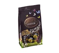 Lindt Lindor Dark Chocolate Egg Bag 70% Easter Cocoa, Extra Dark Chocolate Eggs, 70% Cocoa, in Bag 180 g